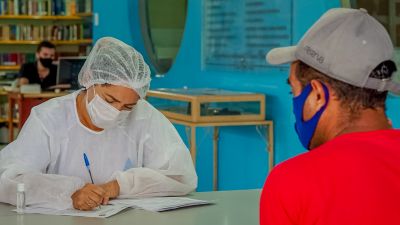 notícia: Prefeitura de Benevides inicia testagem de servidores da limpeza urbana para detecção do coronavírus 