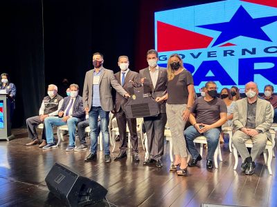 notícia: Guardas Municipais de Benevides recebem coletes balísticos do Governo do Estado 