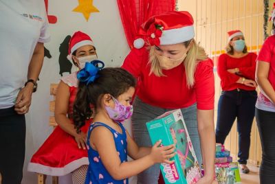 notícia: Prefeitura de Benevides faz maratona de Natal para as crianças da Rede Municipal de Ensino