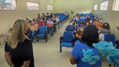 notícia: SEMED realiza primeira formação para secretários escolares da Rede Municipal de Ensino de Benevides 