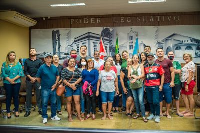 notícia: Prefeita de Benevides reúne com usuários do transporte público municipal