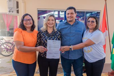 notícia: Ordem de serviço autoriza reforma e ampliação da unidade escolar Florescer 