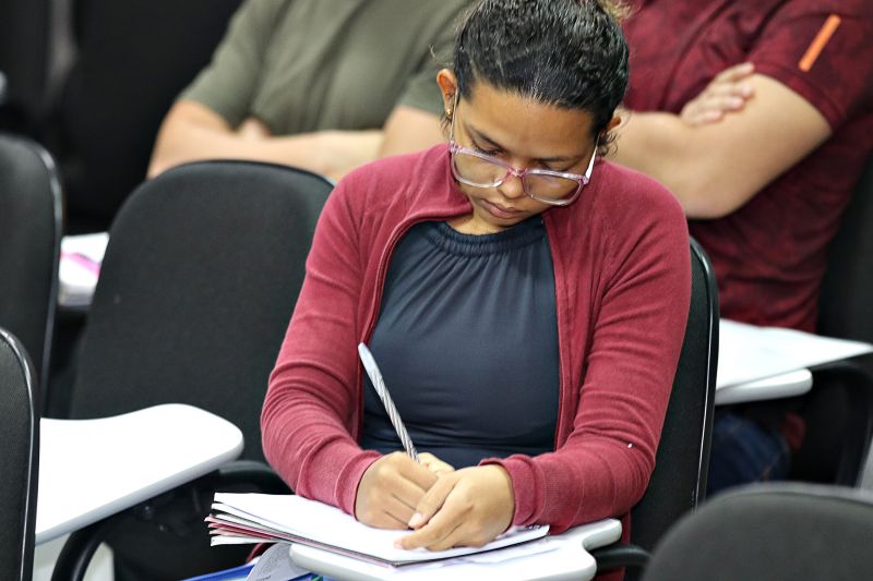 Aula inaugural preparatório para concurso Público <div class='credito_fotos'>Foto: Márcio Souza &nbsp;&nbsp;|&nbsp;&nbsp; <a href='/midias/2023/originais/7717_bdf57328-4ae7-9e85-6f05-e6a735fc53a9.jpg' download><i class='fa-solid fa-download'></i> Download</a></div>