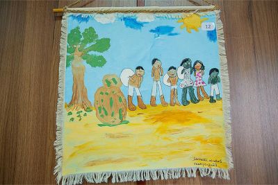 notícia: Alunos da Rede Municipal produzem telas e poesias em alusão ao 30 de Março