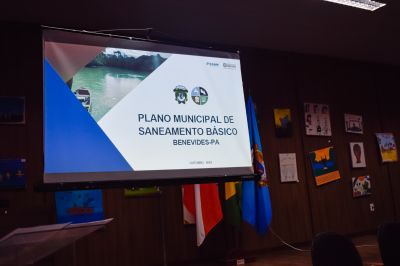 notícia: Plano de saneamento municipal é apresentado a população