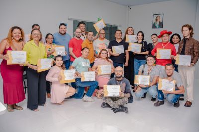 notícia: Contemplados da Lei Paulo Gustavo em Benevides recebem certificação