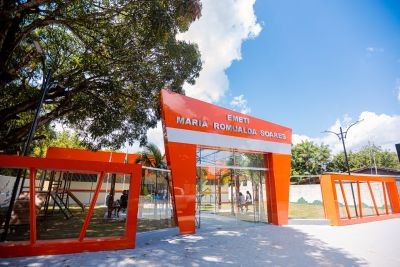 notícia: Comunidade Campestre recebe a nova Escola Municipal Em Tempo Integral Maria Romualda Soares