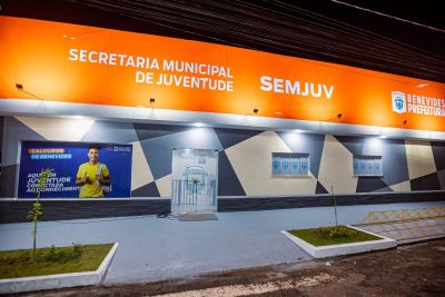 notícia: Inaugurado novo prédio da Secretaria Municipal de Juventude e Aprova Benevides