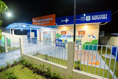 notícia: USF inaugurada em Santa Maria destaca o compromisso da Prefeitura com a saúde e o bem estar da população