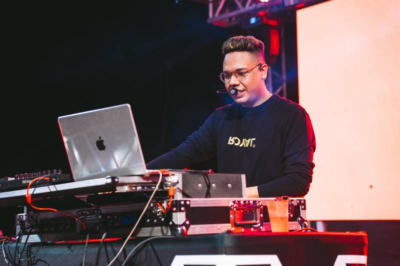 A inauguração também contou com um show do Dj Gigio Boy, do Lendário Ruby