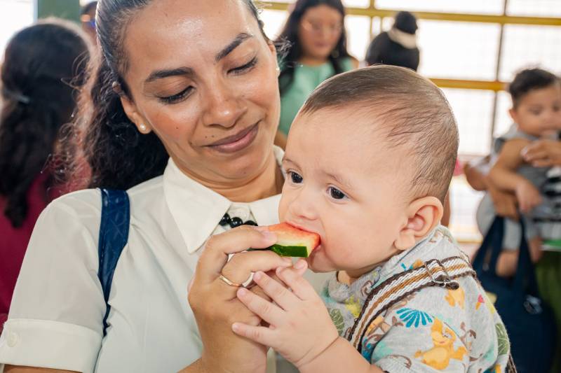 As mães de Benevides, em parceria com a Prefeitura, participaram de cursos e palestras e agora estão prontas para garantir uma nutrição completa para seus bebês.