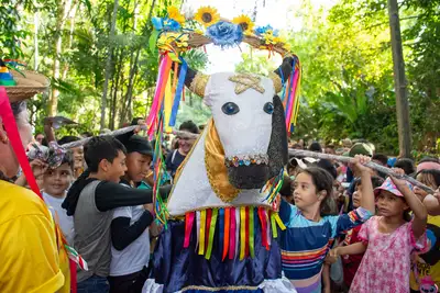 galeria: Benevides encerra a primeira COP das Crianças com Cortejo Cultural e propostas ambientais para o Futuro da Amazônia