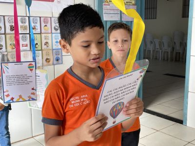 notícia: Benevides cresce nos índices de fluência leitora no processo de alfabetização das crianças do 2º ano, em parceria com o Alfabetiza Pará