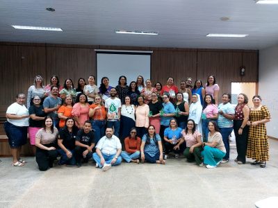 notícia: Encontro entre gestores e representantes do Programa Benevides Recicla, reafirma o compromisso da educação com a sustentabilidade 
