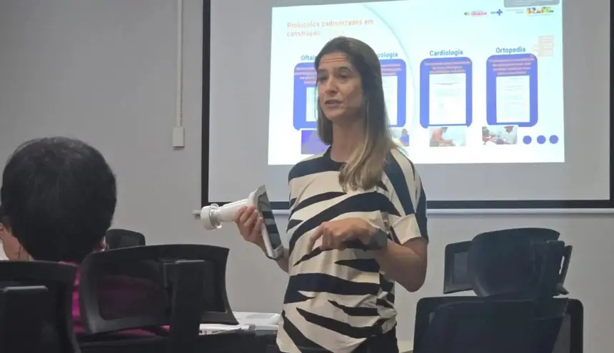 Treinamento intensivo: nossos profissionais prontos para dominar as ferramentas digitais com suporte do Centro de Estudos em Saúde Coletiva (CESP).