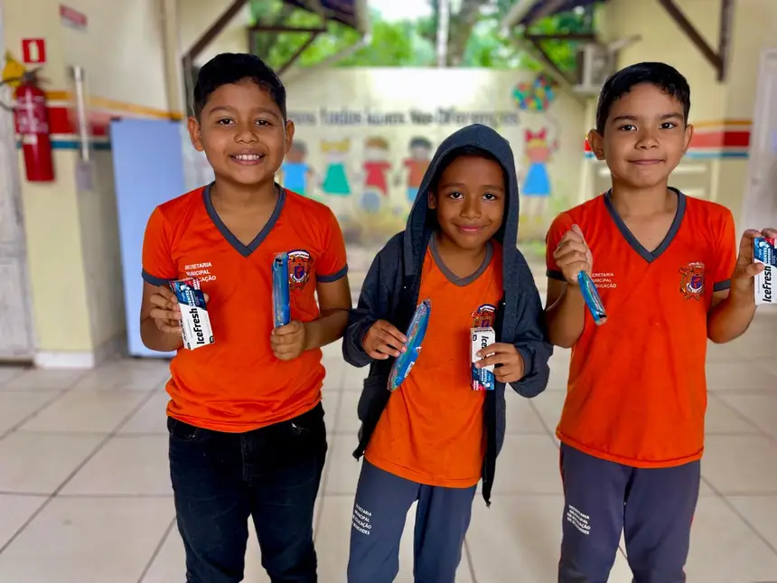 Ação especial em Paricatuba celebra o Dia Mundial da Saúde Bucal.