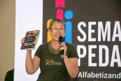 galeria: SEMANA PEDAGÓGICA - PALESTRA VASTI FERRARI COM OS PROFESSORES DAS CRECHES