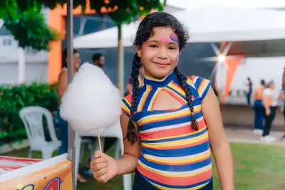 notícia: Bloquinho da Primeira Infância movimenta Centro Comercial e reforça políticas para as crianças