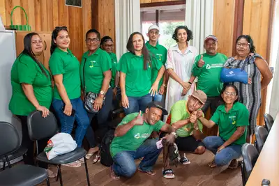 notícia: Cooperados da Reciclaben participam de curso promovido pela Prefeitura de Benevides em parceria com a Natura