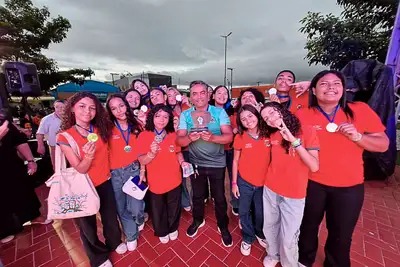 notícia: Jovens de Benevides participam de movimento cultural em alusão ao 30 de março